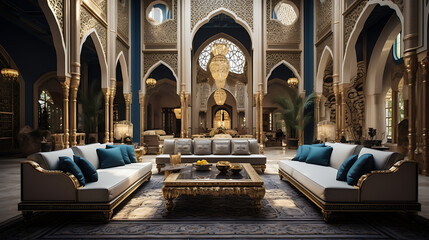 Wall Mural - luxurious arabic pallace building design