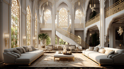 Wall Mural - luxurious arabic pallace building design