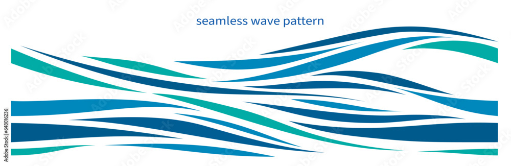 River Repeating Pattern Seamless wavy curve wave free form repeat Pattern stripe. Abstract ...
