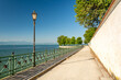 Historic promenade in Friedrichshafen at Lake Constance in Southern Germany