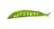 © romiri - Green peas on a white