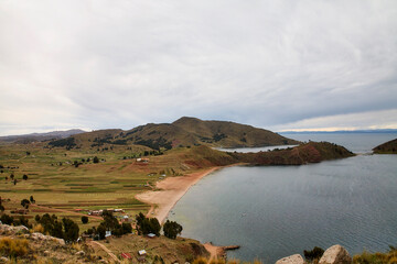 Reise durch Peru. Auf der Halbinsel Capachica am Titicaca-See.