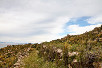 Reise durch Peru. Auf der Halbinsel Capachica am Titicaca-See.