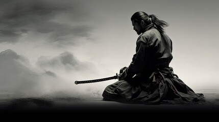 a lone samurai is like a lone warrior.