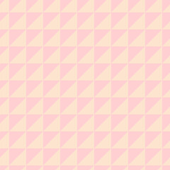 Wall Mural - Pink gold geometric seamless pattern.Gradient pastel abstract graphic repeat pattern.Vector illustration texture background.Seamless geometric pattern with triangles