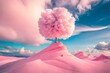 pink clouds of cotton candy 