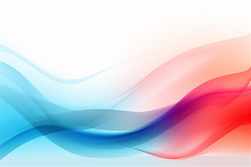 Wall Mural - Modern colorful wave flow background