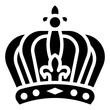 CROWN filled outline icon,linear,outline,graphic,illustration