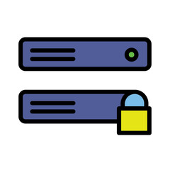 Poster -  Cloud Server Web  Icon