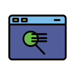 Poster -  Search Seo Web Icon