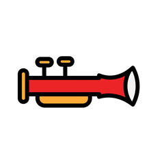 Wall Mural -  Audio Bugle Horn Icon