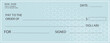 © big bro - Blank bank cheque. Personal desk check template