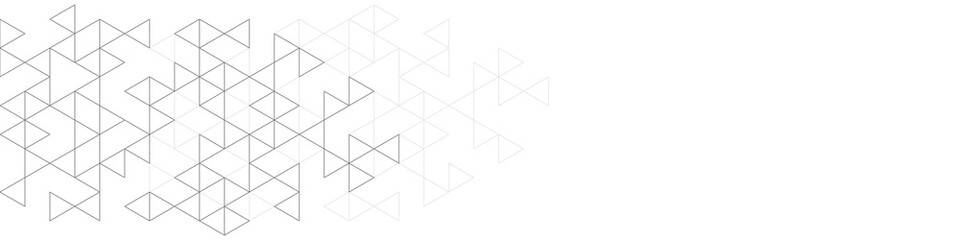 Wall Mural - abstract geometric background with triangle shape pattern