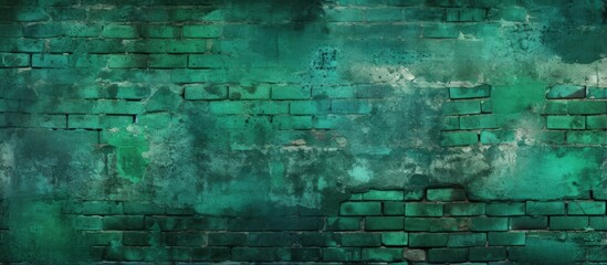 Size Post Story Cover Empty rough green Concrete wall grunge background texture