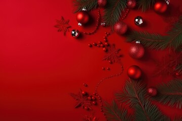 Wall Mural - Christmas and New Year Concept. Christmas and New Year Background. Christmas and New Year Theme. Christmas Gift. New Year Party. Generative Ai.