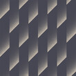 © yamonstro - Falling Slanted Stripes Seamless Pattern Vector Dotwork Abstract Background. Parallelogram Grid Faded Structure Textile Print For Clothes Or Sportswear. Repetitive Wallpaper Half Tone Art Illustration