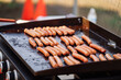 Hotdogs on a Flat top grill 1