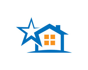 Wall Mural - home star Logo