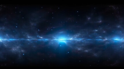 360 degree equirectangular projection space backgrou
