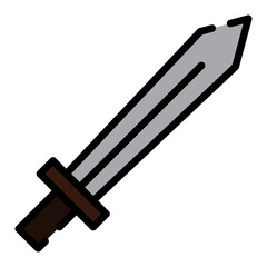 Sticker - sword icon