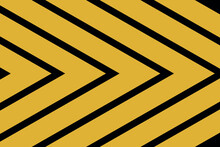 Diagonal Yellow And Black Warning Danger Stripes Vector Illustration.
