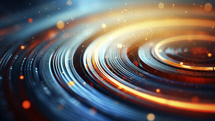 Wall Mural - futuristic technological abstract background, generative ai