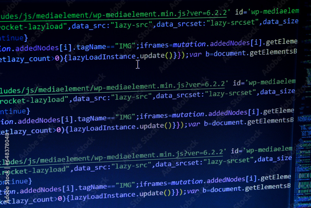 Matrix byte of binary data rian code running abstract background in ...