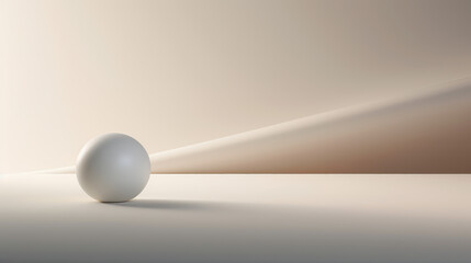 Wall Mural - Simple Abstract Background with Sphere