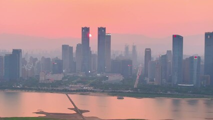 Poster - Aerial photography of city scenery