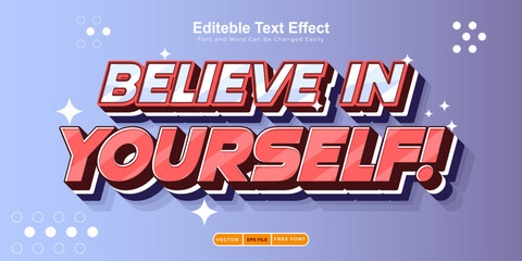 Stay Focused, editable 3d text effect with an encouraging message to yourself