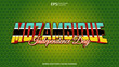 mozambique editable text effect with mozambique flag pattern concept design vector illustration suitable for poster design on holiday, feast day or national independence day on mozambique
