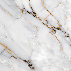 Wall Mural - Carrara marble with a mixture of white color and natural cracks on the natural stone looks luxurious