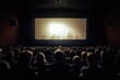 cinema screen with audience