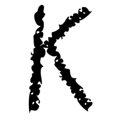 Canvas Print - Alphabet K