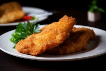 Sticker - Fried fish fillet. Generate Ai