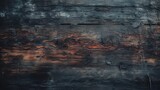 Fototapeta Las - burnt oak wood texture background, burned hardwood surface