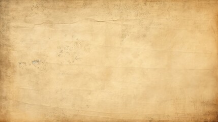Wall Mural - Aged parchment paper texture background, with a time-worn, weathered appearance and subtle creases. Ideal for vintage-inspired graphics and historical document simulations
