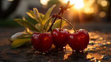 THE Cherry Tree, Fragrant Cherries Rich In Vitamins