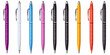 Set of pens isolated on transparent background