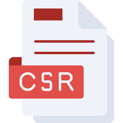 Sticker - Csr File Format Icon