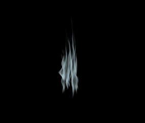 Wall Mural - fog, smoke or mist on black background with nature, steam and mockup space with vapor from dry ice i