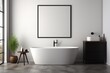 © dendyh7 - Modern Aesthetic Bathroom Interior Design Created with Generative AI