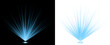 © Kal El BSF - spot light for holographic hud circle with blue shining from bottom transparent background
