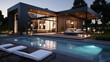 Contemporary Luxury Living: The Glass-Pool Modern House of Your Dreams