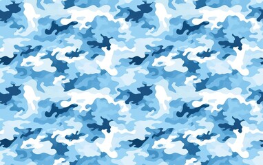 Canvas Print - camouflage military seamless pattern