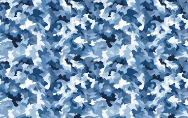 Sticker - camouflage military seamless pattern