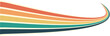 © Tetiana Komarytska - Abstract background of rainbow groovy Wavy Line design in 1970s Hippie Retro style. Vector pattern ready to use for cloth, textile, wrap and other.