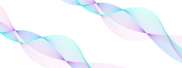 Wall Mural - Abstract digital future technology concept line background. Modern wide banner technology design. presentation, web design, cover, flyer, card, poster, texture, slide, magazine, data visualization.