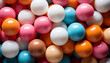 a colorful ball pit for children,hyper realism,hyper detailed.generative ai