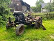 Old agricultural tractor